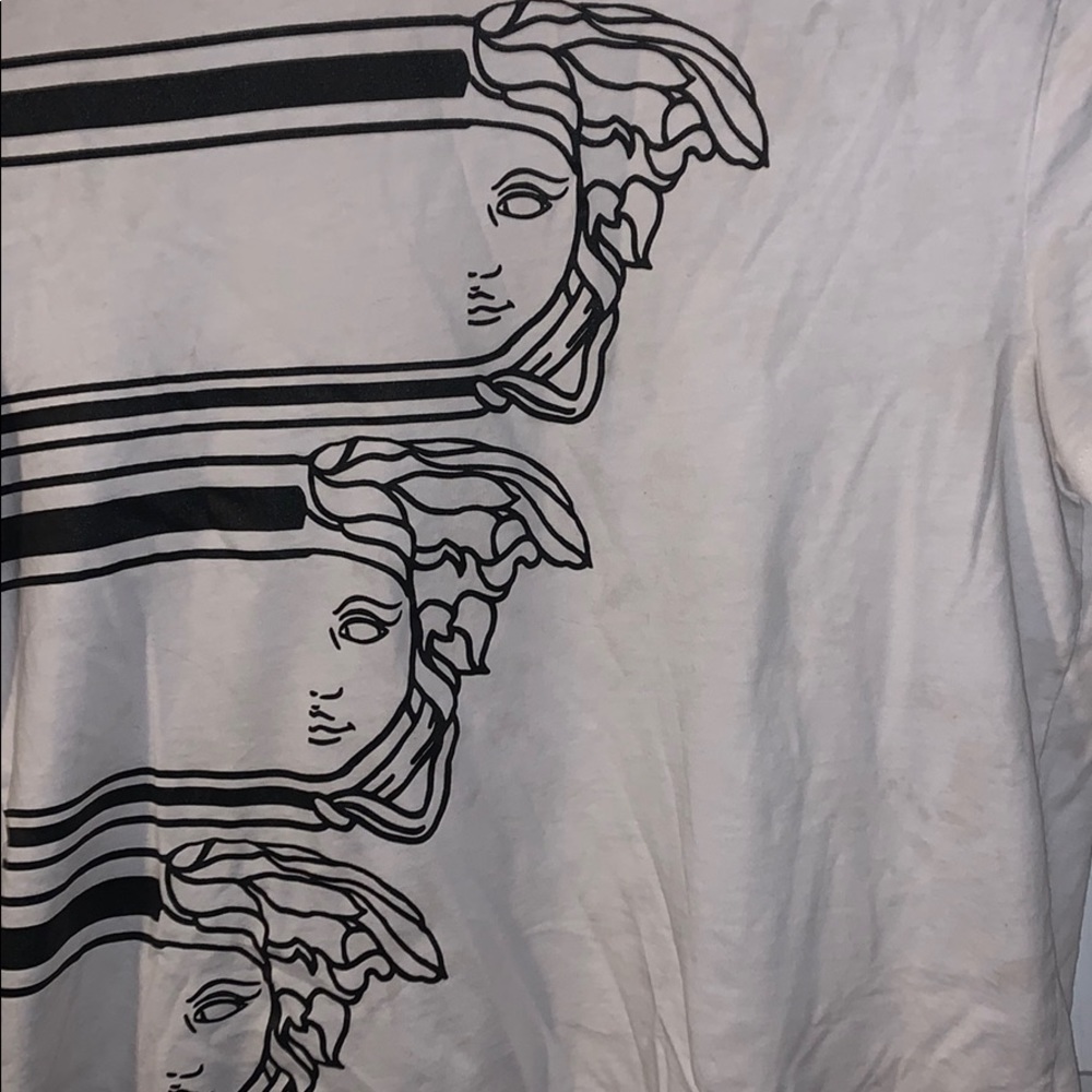 Men’s Small White/Black Versace T-Shirt